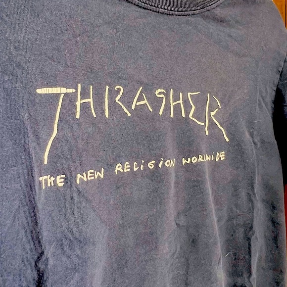 Distressed Thrasher Tee - Picture 2 of 5